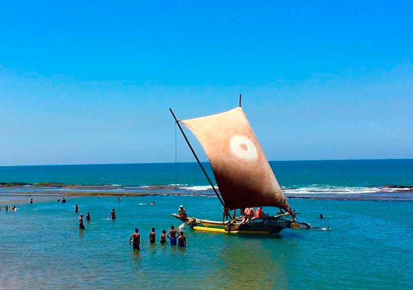 Negambo , situated on the west coast
